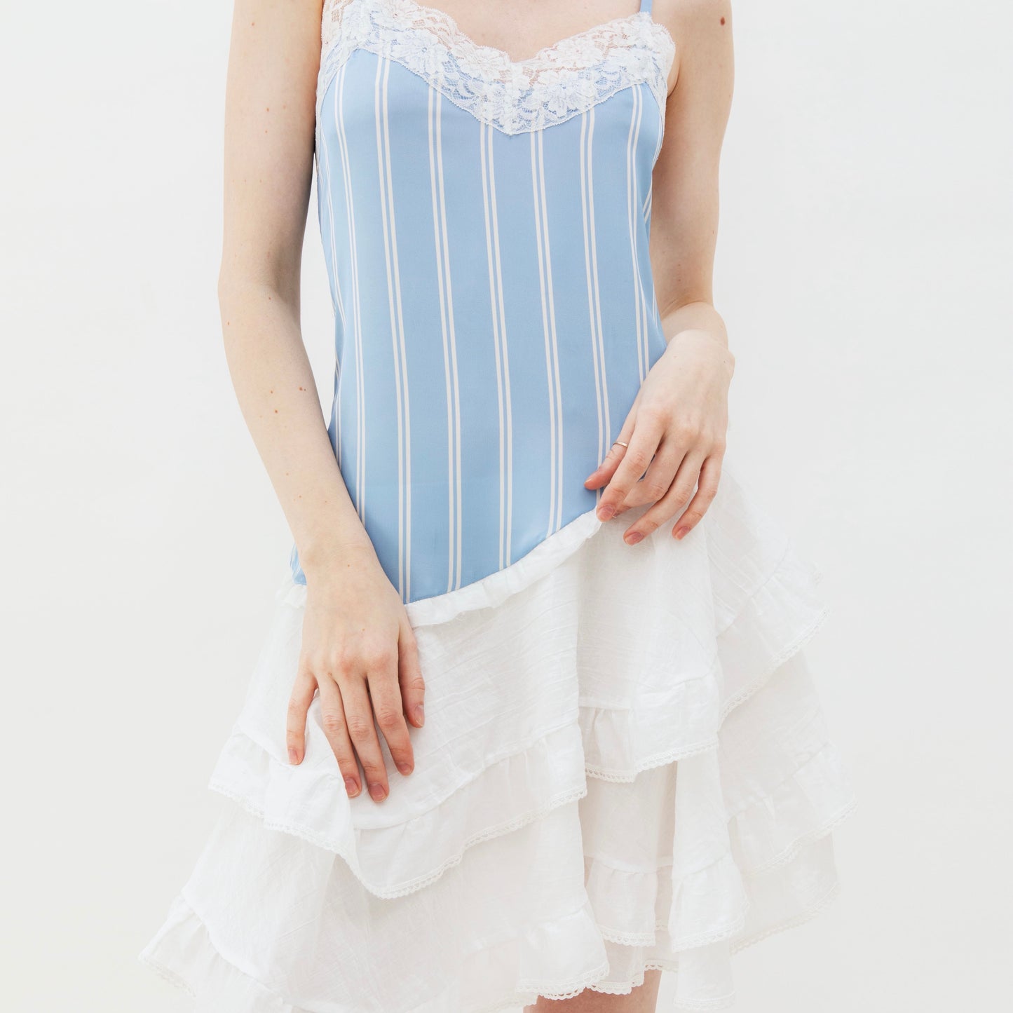 Dress «Petal» in light blue