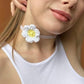 Crochet flower choker chamomile