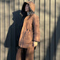 Winter double-sided jacket black/chocolate