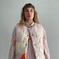Vest "Little duck" pink cotton candy with detachable collar