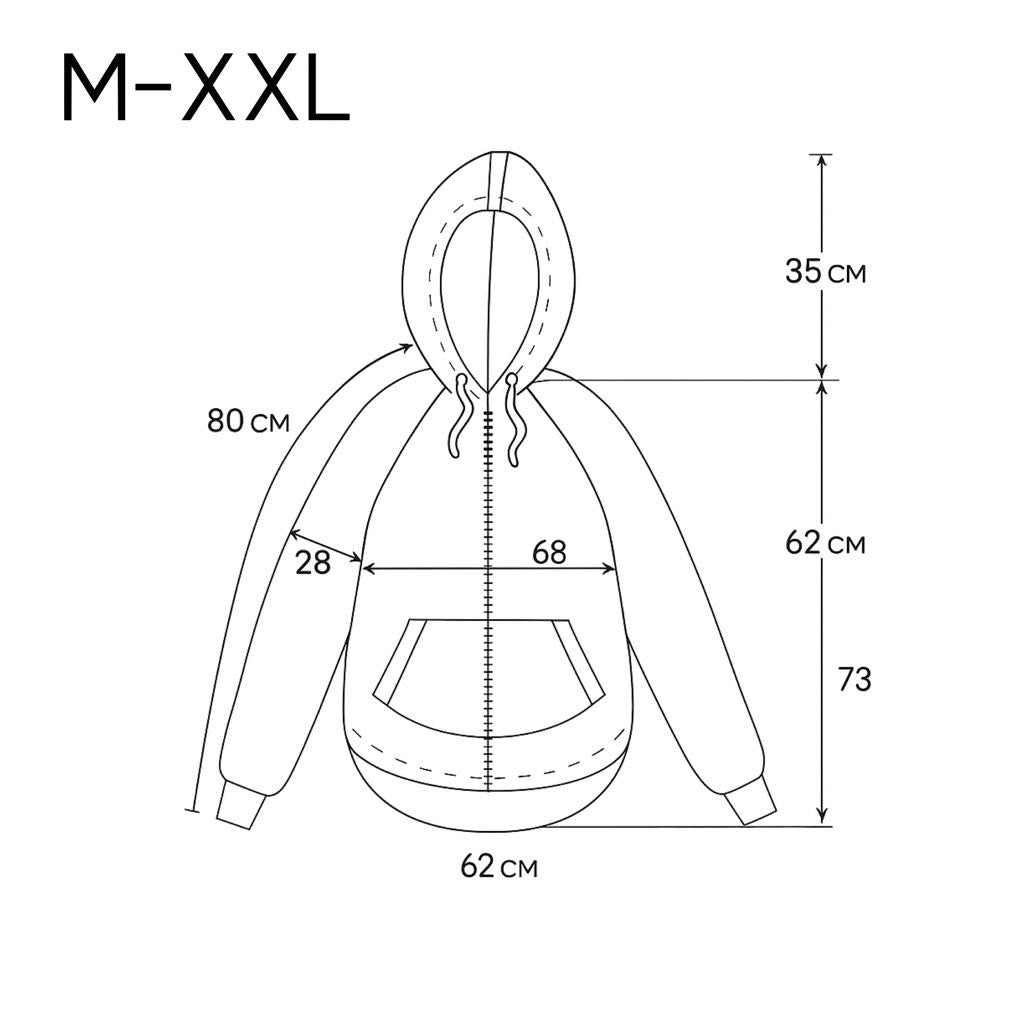 <tc>Зіп худі на флісі кольору мохіто</tc>