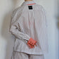 Striped shirt with optional attachable bottom