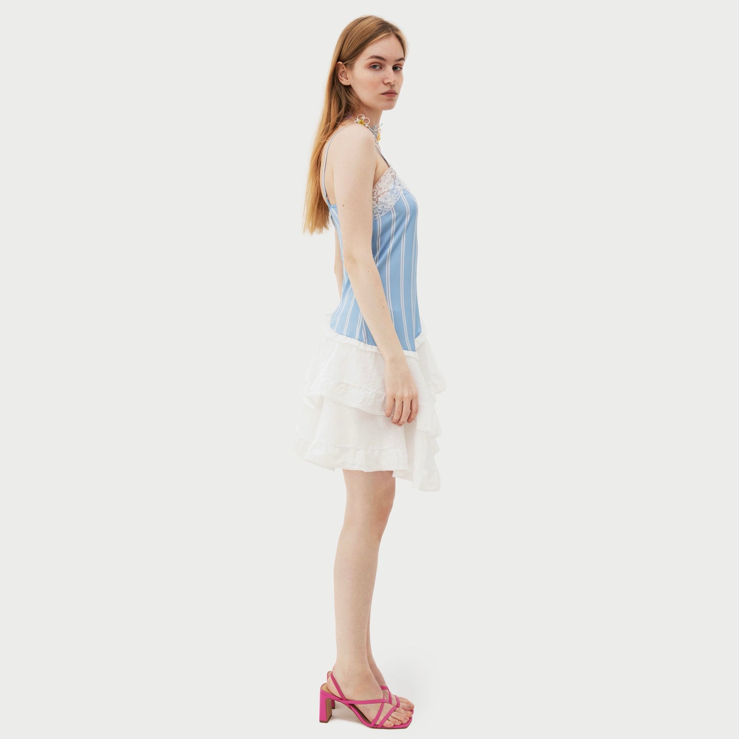 Dress «Petal» in light blue