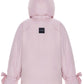 Down jacket in power with detachable powder and removable hood