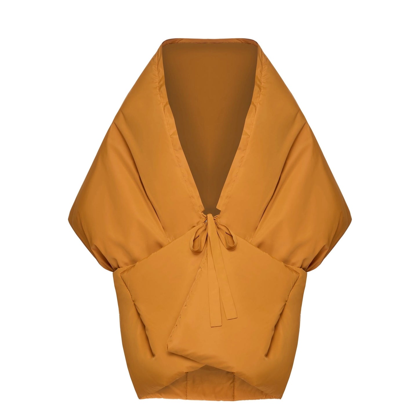 <tc>Жилетка кольору каррі з відстібним капюшоном</tc>