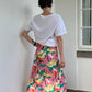Asymmetrical skirt «Nymphaea»