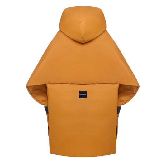 Curry Down vest with detachable hood