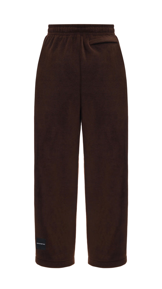 Pants fleece chocolate