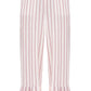 Striped pants with flounces