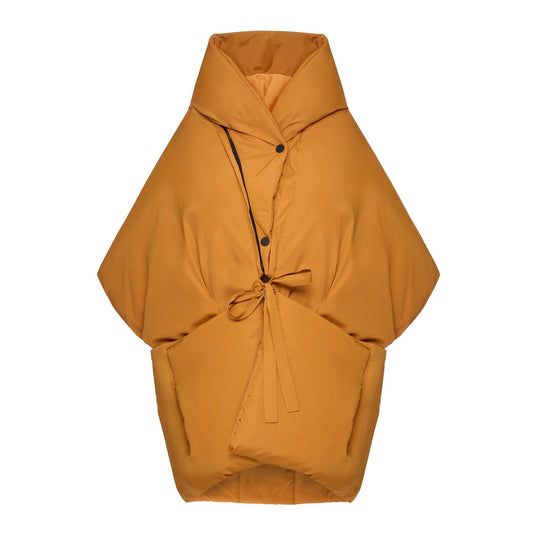 Curry Down vest with detachable hood
