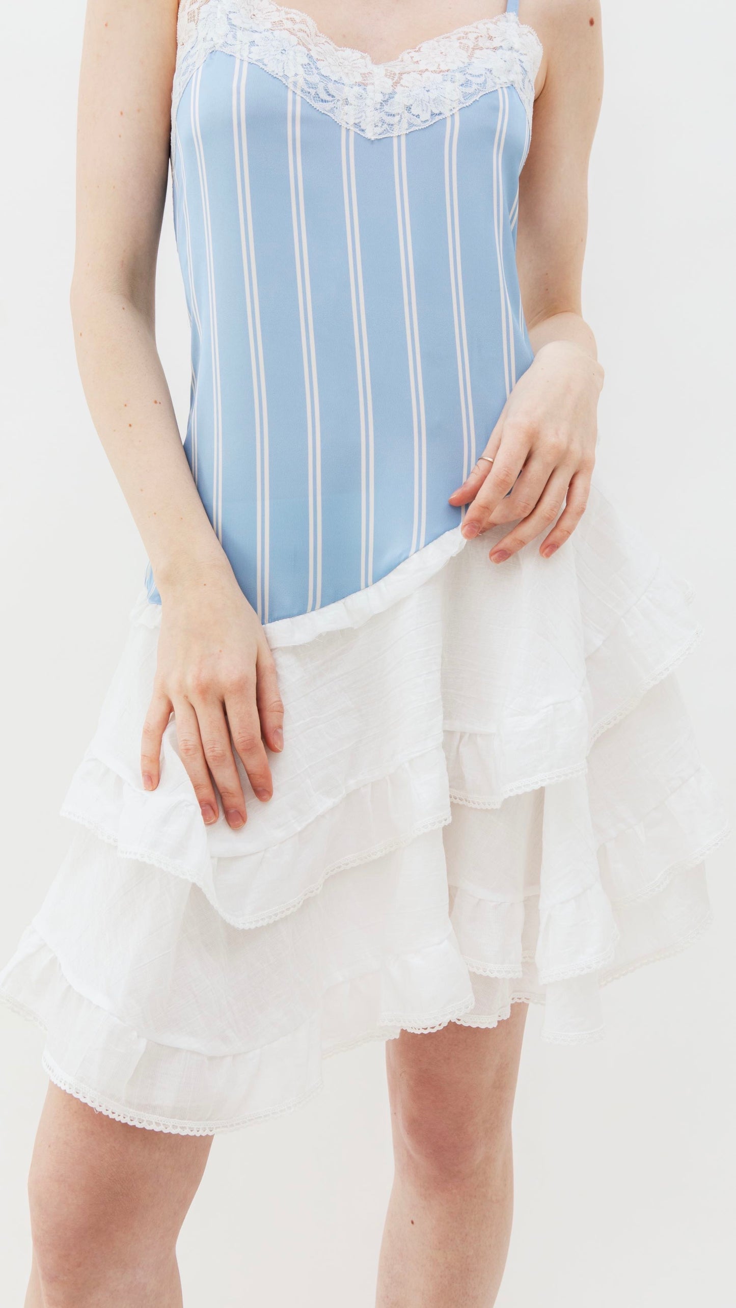 Dress «Petal» in light blue