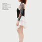 Dress «Petal» in chocolate brown
