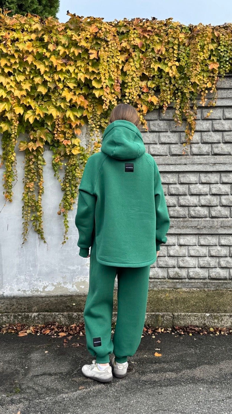Fleece suit emerald