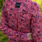 Shirt + pants with a print "Crimson birds"