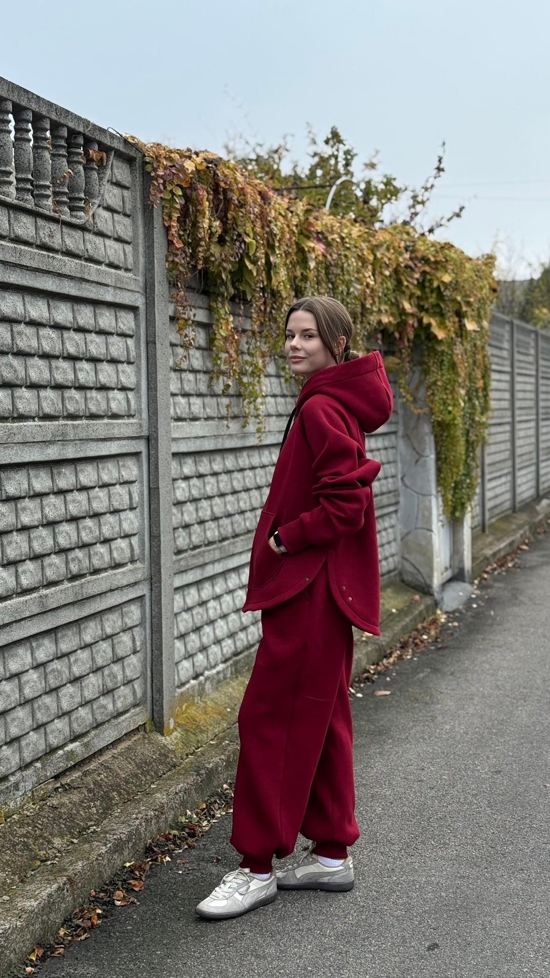 Sweatpants burgundy
