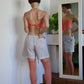 Striped shorts with color accents of your choice