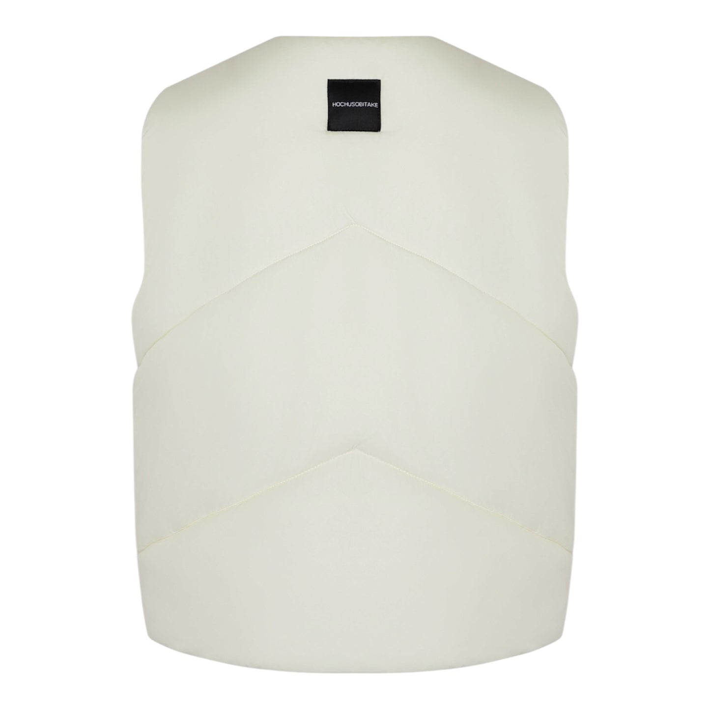 Vest "Little duck" creamy with detachable collar