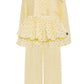 Asymmetrical shirt+ bloomers pants cotton
