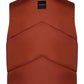 Vest "Little duck" terracotta with detachable collar
