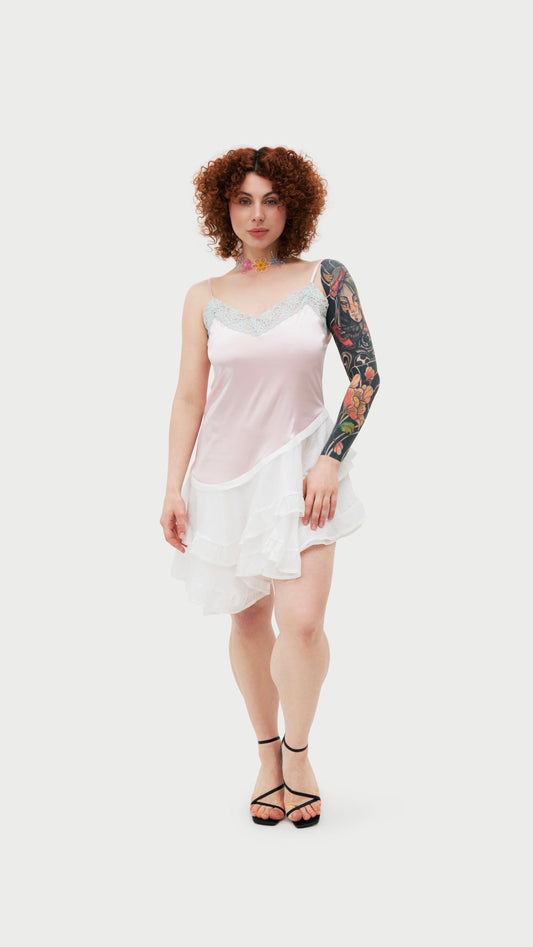 Dress «Petal» in powder pink