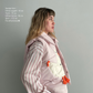 Vest "Little duck" pink cotton candy with detachable collar