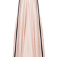 Powder dress with black ribbons