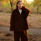 Fleece suit chocolate