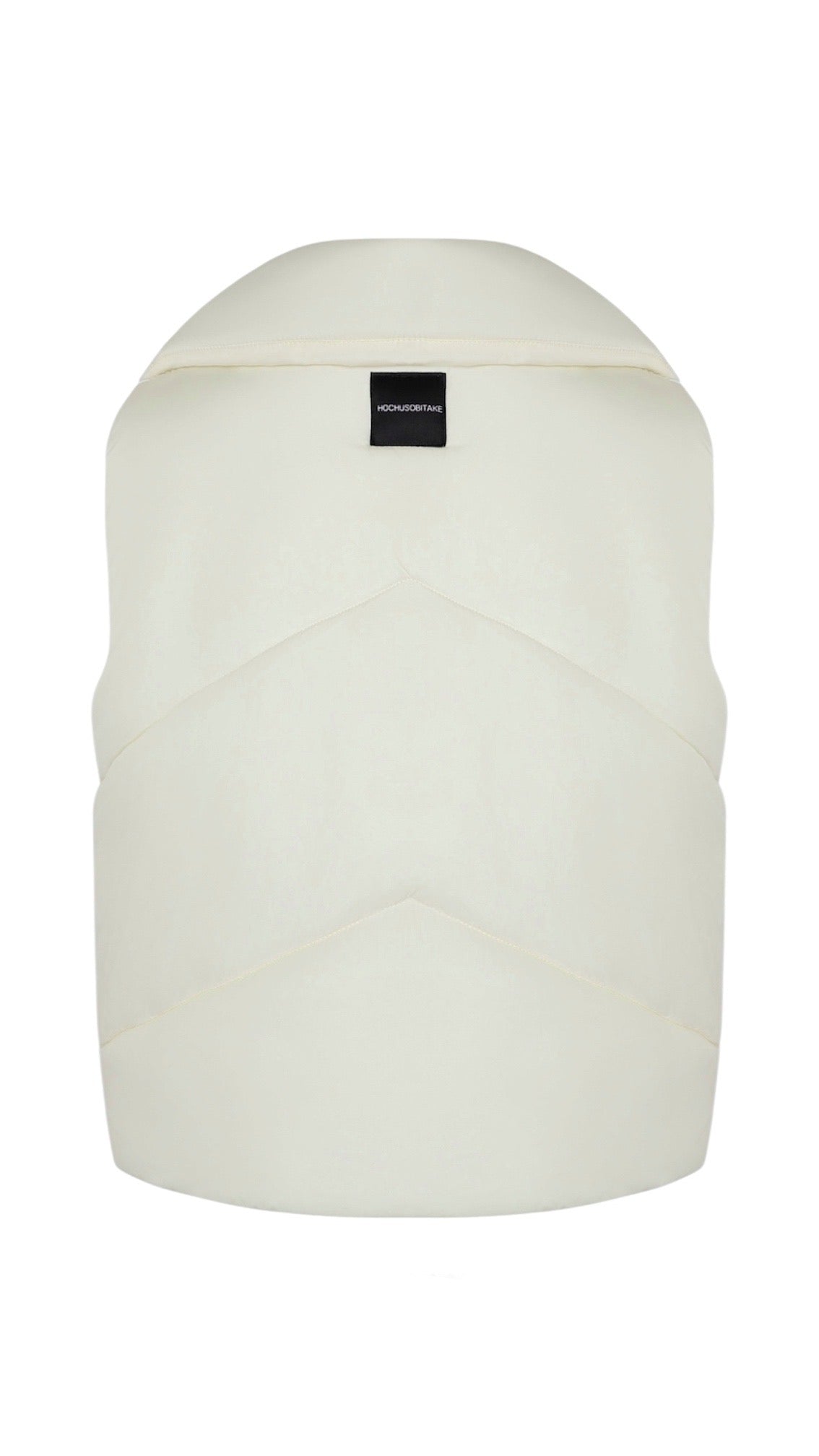 Vest "Little duck" creamy with detachable collar