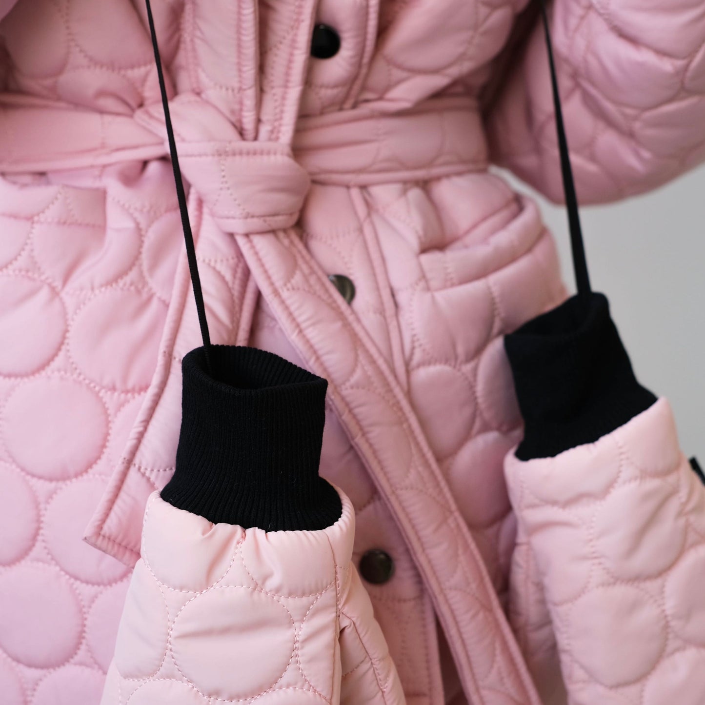 Winter double-sided jacket pink/pumpkin