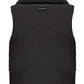 Vest with detachable collar black