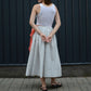 One-size cotton striped skirt with ribbons