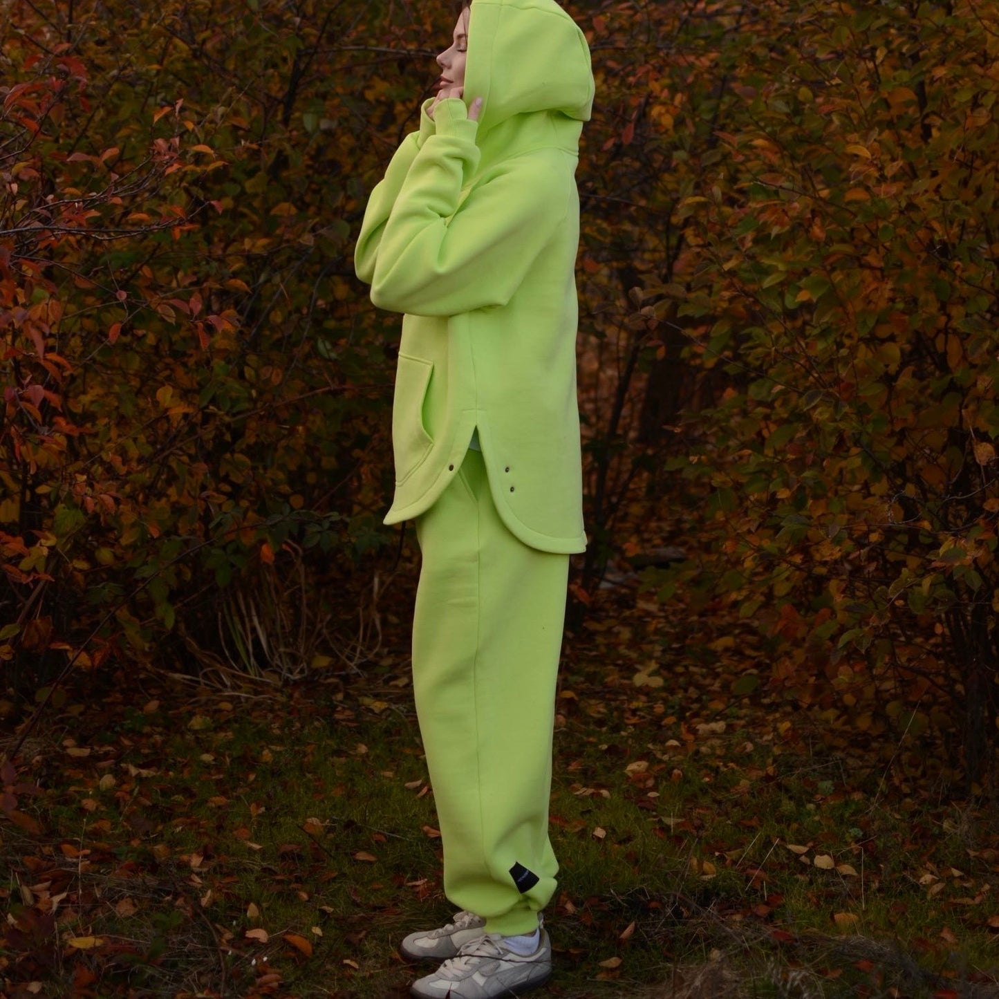 <tc>Зіп худі на флісі кольору мохіто</tc>