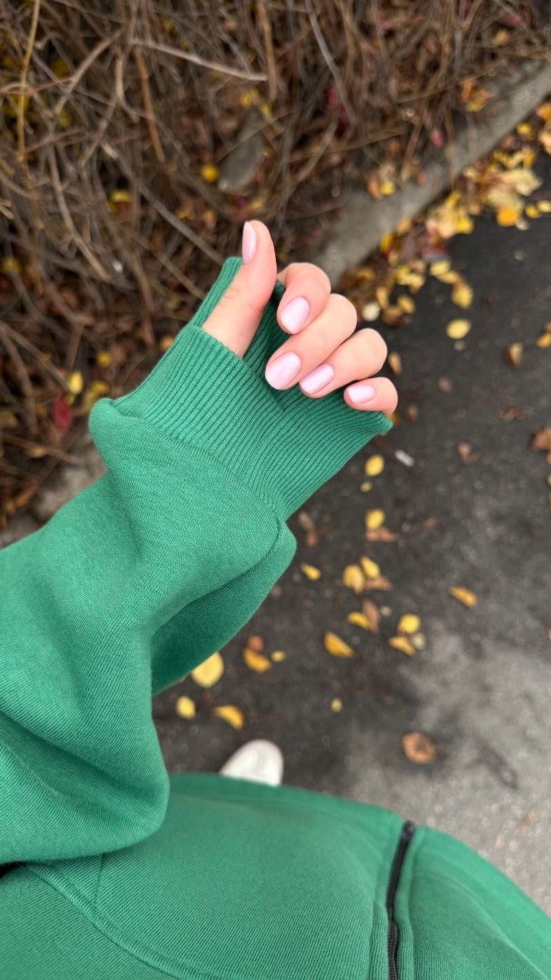 Fleece suit emerald