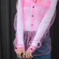 Transparent bubblegum shirt