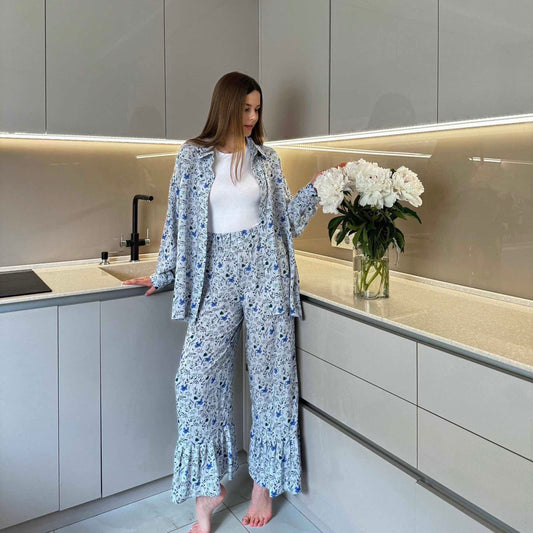 Сорочка + штані «Волошка»