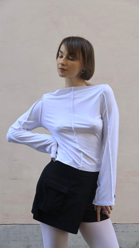 Longsleeve AIR white