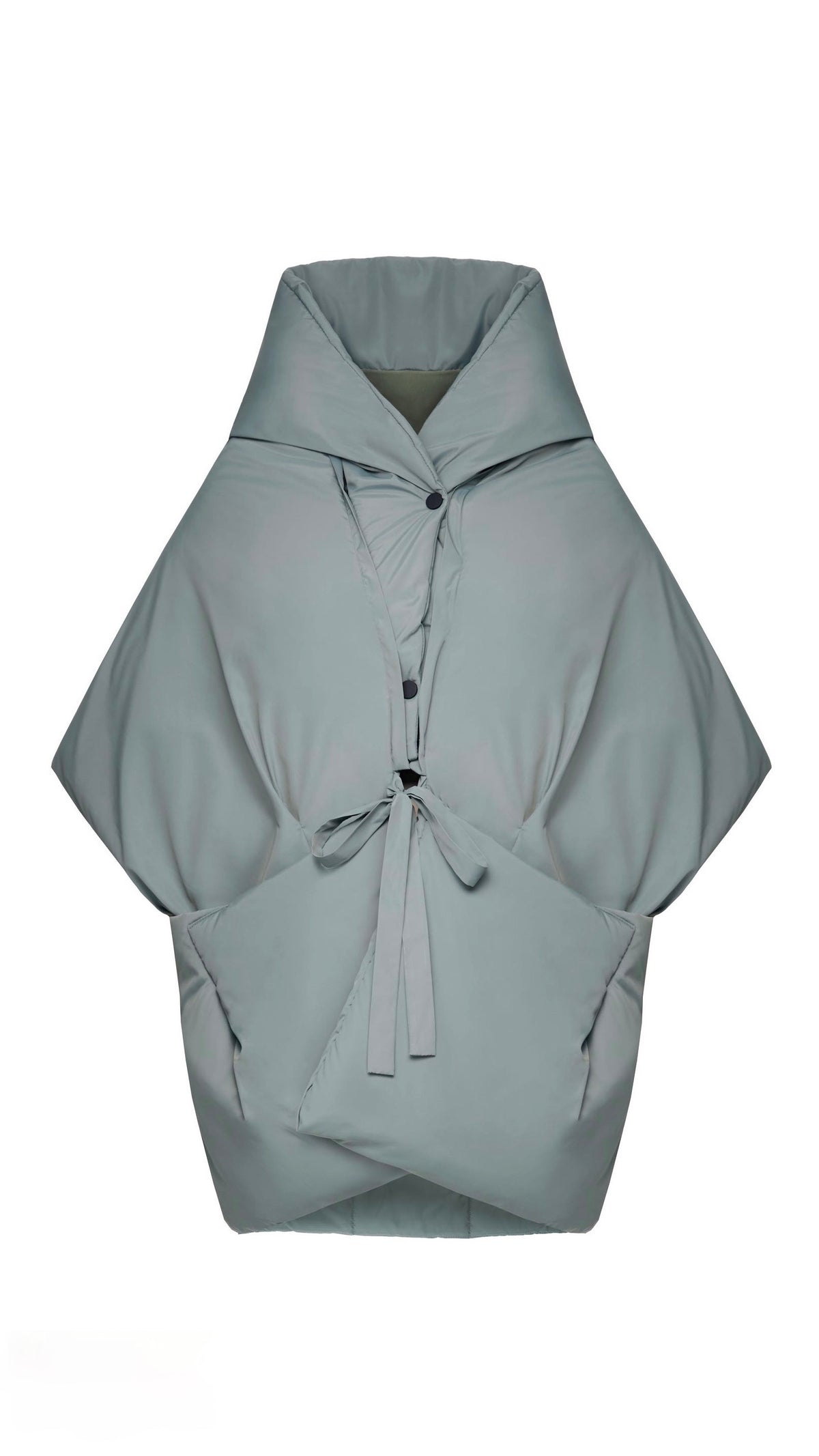 Jade Down vest with detachable hood
