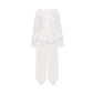 Asymmetrical shirt+ bloomers pants organic linen