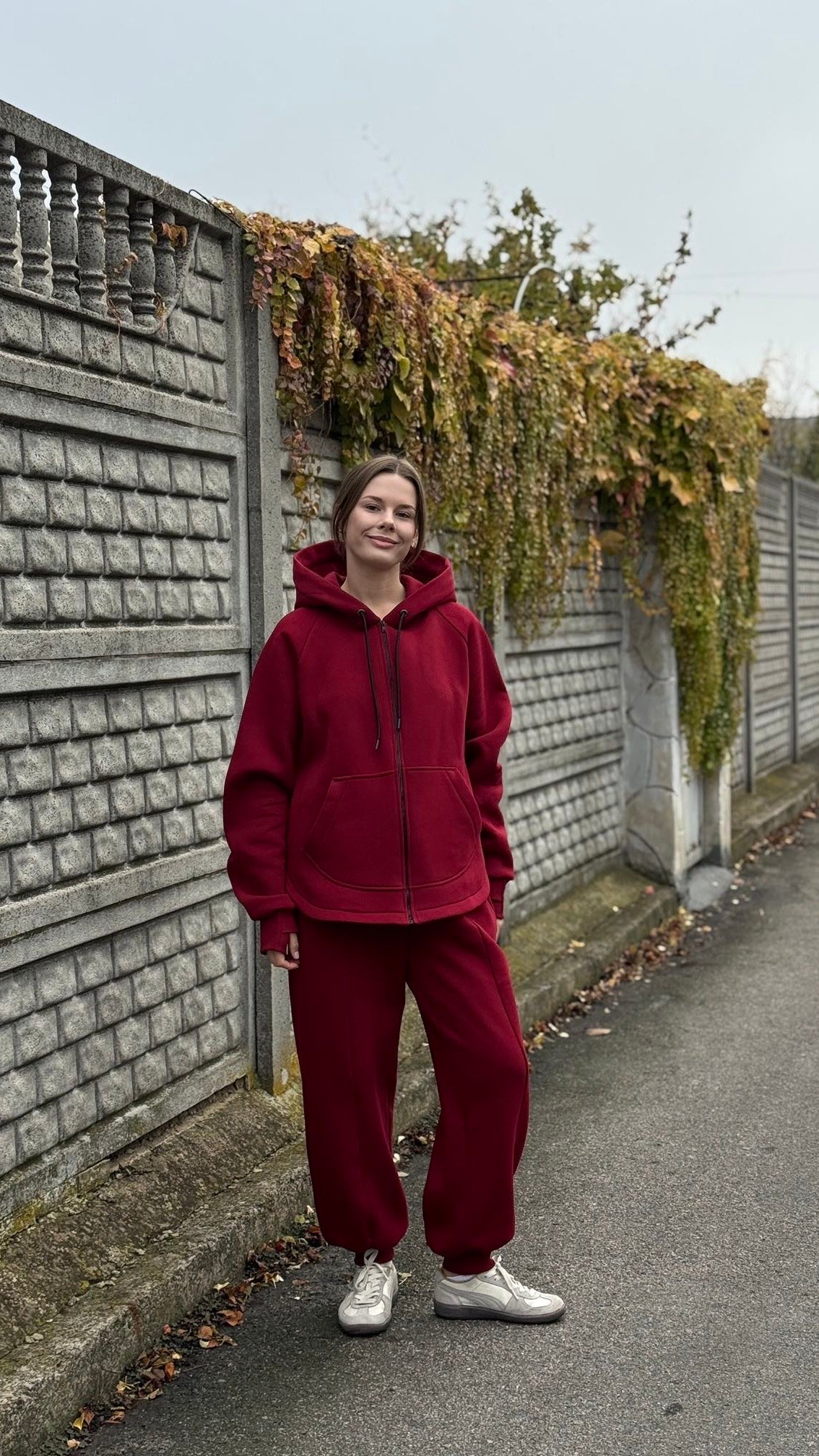 Sweatpants burgundy