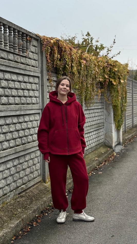 Sweatpants burgundy