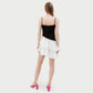 Dress «Petal» in chocolate brown