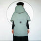 <tc>Жилетка кольору нефрит з відстібним капюшоном</tc>