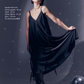 Black dress with ribbons height from 155cm +