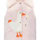 Vest "Little duck" pink cotton candy with detachable collar