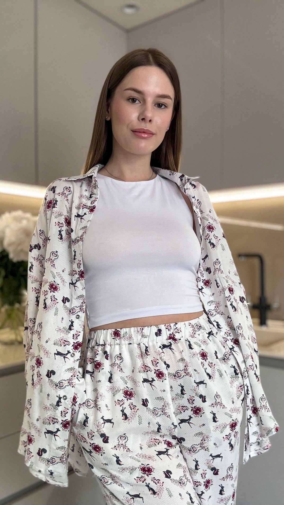 Shirt+ pants «Deer and Rabbits»