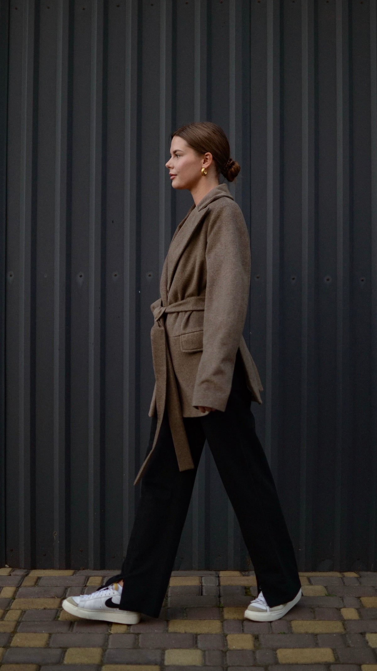 Beige wool jacket