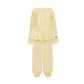 Asymmetrical shirt+ bloomers pants cotton