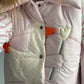 Vest "Little duck" pink cotton candy with detachable collar