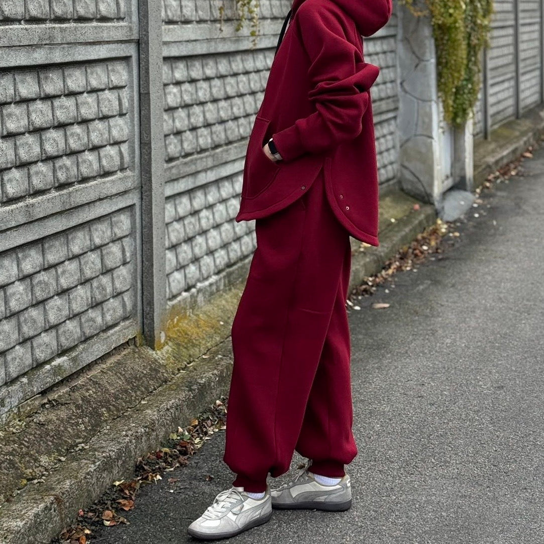 <tc>Спортивні штані кольору бордо</tc>