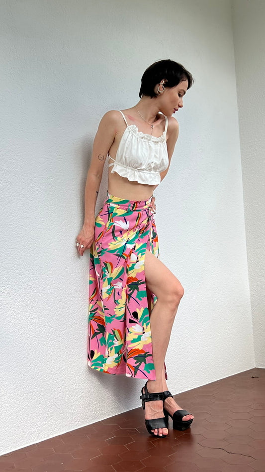 Asymmetrical skirt «Nymphaea»